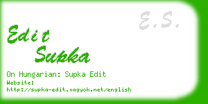 edit supka business card